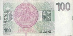 100 Korun CZECH REPUBLIC  1993 P.05a VF+