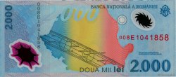 2000 Lei ROMANIA  1999 P.111a UNC