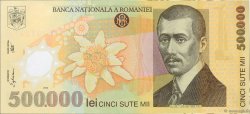 500000 Lei ROMANIA  2000 P.115a AU+