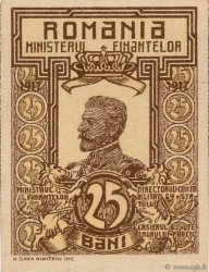 25 Bani ROMANIA  1917 P.070 q.FDC