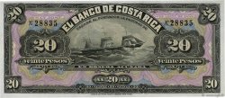 20 Pesos Non émis COSTA RICA  1899 PS.165r