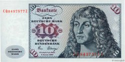10 Deutsche Mark ALLEMAGNE FÉDÉRALE  1980 P.31d NEUF