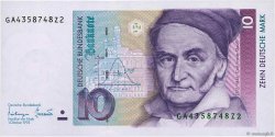 10 Deutsche Mark GERMAN FEDERAL REPUBLIC  1993 P.38c UNC-