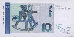 10 Deutsche Mark GERMAN FEDERAL REPUBLIC  1993 P.38c q.FDC