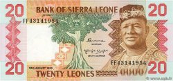 20 Leones SIERRA LEONA  1984 P.14b FDC
