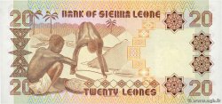 20 Leones SIERRA LEONE  1984 P.14b FDC