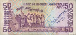 50 Leones SIERRA LEONE  1988 P.17a SS