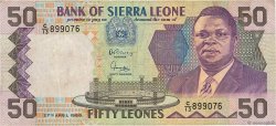 50 Leones SIERRA LEONE  1988 P.17a TTB