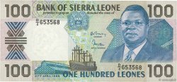 100 Leones SIERRA LEONE  1988 P.18a XF