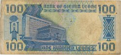 100 Leones SIERRA LEONE  1989 P.18b TB