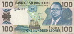 100 Leones SIERRA LEONE  1989 P.18b AU