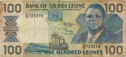 100 Leones SIERRA LEONE  1990 P.18c MB