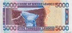 5000 Leones SIERRA LEONE  2002 P.27a FDC