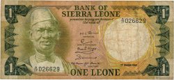 1 Leone SIERRA LEONE  1980 P.05c MB