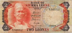 2 Leones SIERRA LEONE  1984 P.06g F
