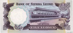 5 Leones SIERRA LEONE  1984 P.07f UNC