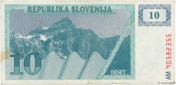 10 Tolarjev SLOVENIA  1990 P.04a F