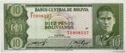 10 Pesos Bolivianos BOLIVIA  1962 P.154a UNC