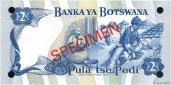 2 Pula Spécimen BOTSWANA (REPUBLIC OF)  1982 P.07s1 UNC