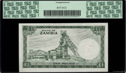 1 Pound ZAMBIE  1964 P.02a TTB