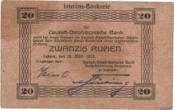 20 Rupien Deutsch Ostafrikanische Bank  1915 P.45b VF-