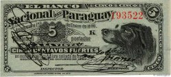 5 Centavos Fuertes PARAGUAY  1886 PS.141a ST