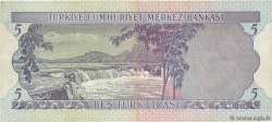 5 Lira TURKEY  1968 P.179 VF
