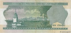 10 Lira TURCHIA  1966 P.180 q.SPL