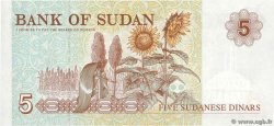 5 Dinars SUDAN  1993 P.51a ST