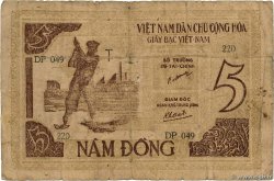 5 Dong VIETNAM  1946 P.003b RC+