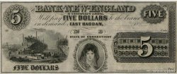 5 Dollars Non émis ESTADOS UNIDOS DE AMÉRICA East Haddam 1865  SC