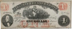 1 Dollar UNITED STATES OF AMERICA Richmond 1862  AU
