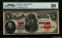 5 Dollars UNITED STATES OF AMERICA  1907 P.186 VF