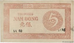 5 Dong VIETNAM  1949 P.046a EBC