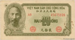 20 Dong VIETNAM  1951 P.060b VF+