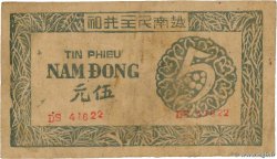 5 Dong VIET NAM   1949 P.047d TB+