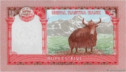 5 Rupees NÉPAL  2017 P.New NEUF