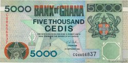5000 Cedis GHANA  2002 P.34h TTB