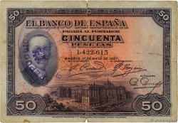 50 Pesetas SPAIN  1931 P.080a F