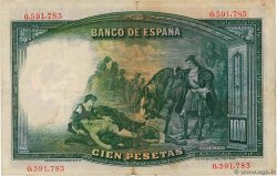 100 Pesetas ESPAÑA  1931 P.083 BC+