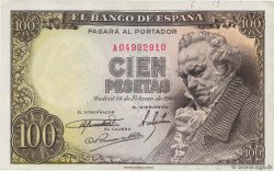 100 Pesetas ESPAÑA  1946 P.131a EBC