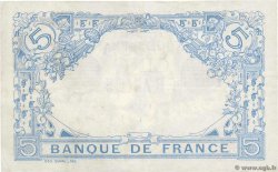 5 Francs BLEU FRANCIA  1916 F.02.37 SPL+