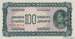 100 Dinara YUGOSLAVIA  1944 P.053b AU+