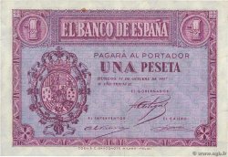 1 Peseta SPAIN  1937 P.104a