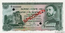 500 Dollars Spécimen ETIOPIA  1961 P.24s
