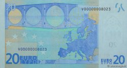 20 Euro Petit numéro EUROPA  2002 P.03v FDC