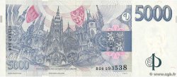 5000 Korun CZECH REPUBLIC  1999 P.23 UNC