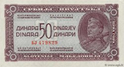 50 Dinara JUGOSLAWIEN  1944 P.052b