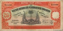 20 Shillings BRITISH WEST AFRICA  1946 P.08b F