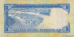 1 Ringgit - 1 Dollar BRUNEI  1989 P.13a VF